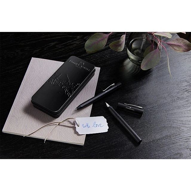Faber-Castell Grip 2011 fountain pen and ballpoint, M, black