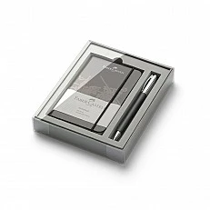 Faber-Castell Ambition set, pen and notebook, A6, black