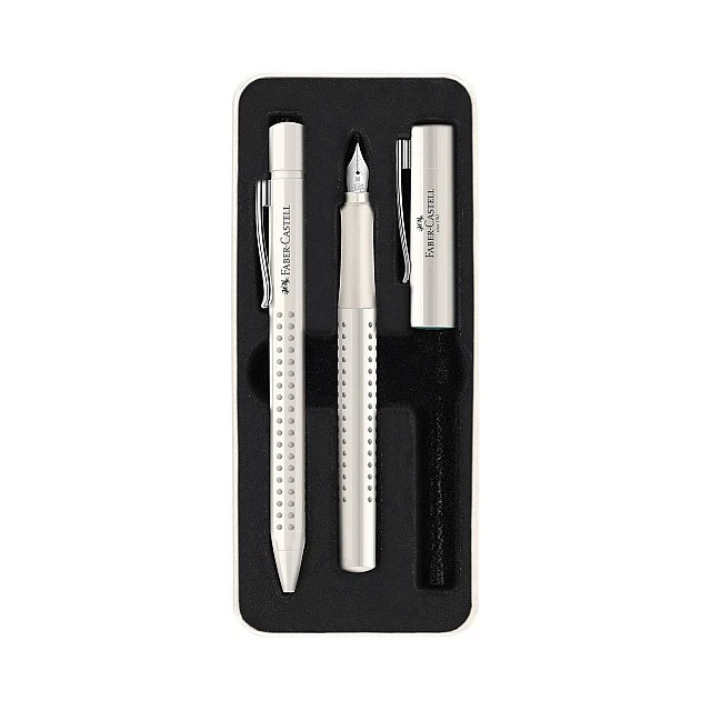 Faber-Castell Pen and pen Grip 2010, M, color coconut milk