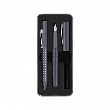 Faber-Castell Писалка и химикалка Grip 2010, M, наситеносиви