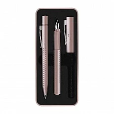 Faber-Castell Писалка и химикалка Grip 2011, M, бледорозови
