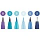 Faber-Castell Goldfaber Sketch brush marker Creative Blue, 6 pieces