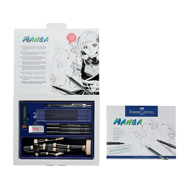 Faber-Castell Pitt Manga Starter set with pencil, fineliner and eraser