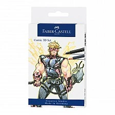 Faber-Castell Pitt Comic 3D set, 11 pieces