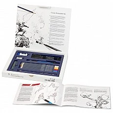 Faber-Castell Рисувателен комплект Pitt Comic Illustration, 15 броя