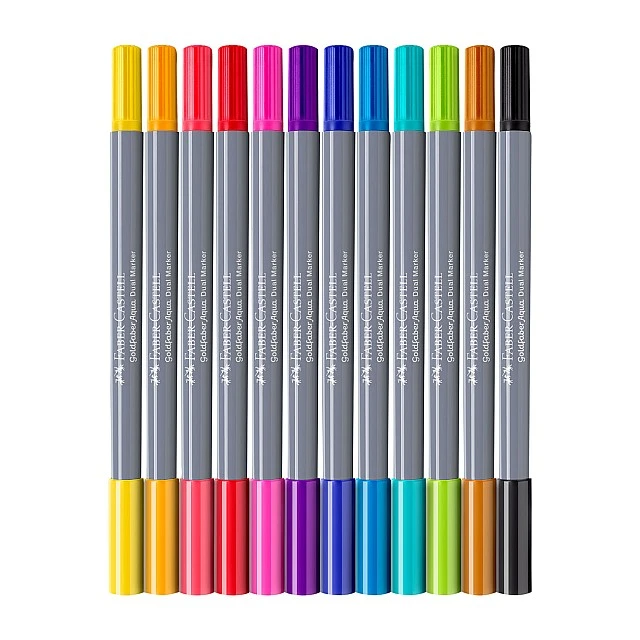 Faber-Castell Маркер Goldfaber A.Dual, 12 цвята