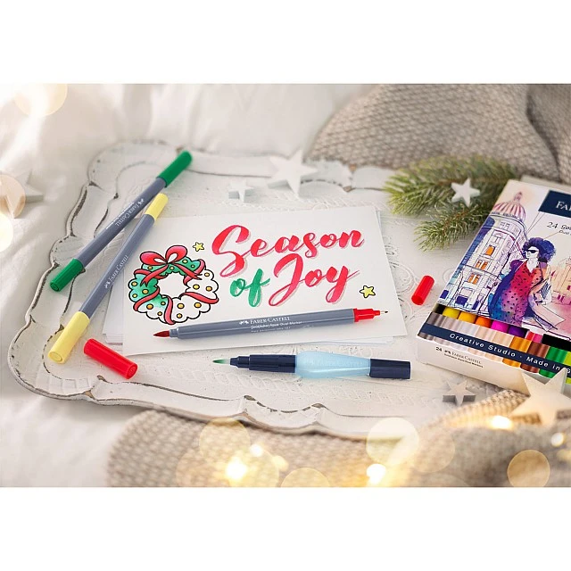 Faber-Castell Goldfaber A.Dual marker, 24 colours