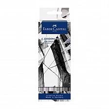 Faber-Castell Goldfaber A.Dual marker Grey, 6 pieces