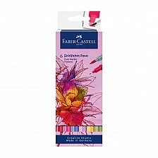 Faber-Castell Маркер Goldfaber A.Dual, цветя, 6 броя