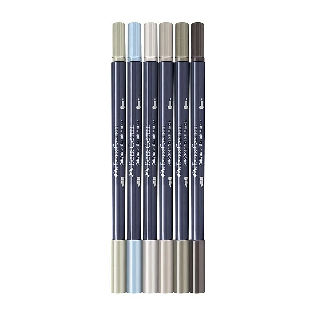 Faber-Castell Goldfaber Sketch marker Architect, 6 pieces