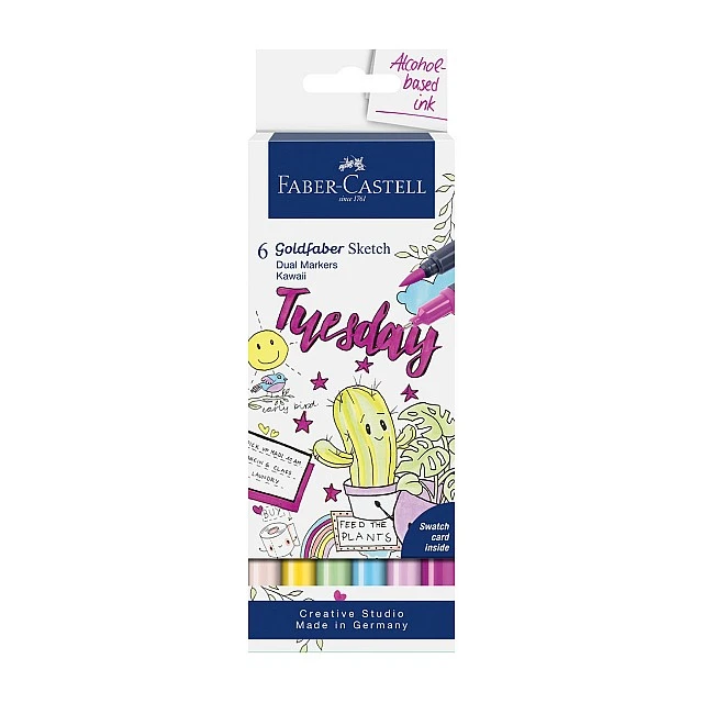 Faber-Castell Goldfaber Sketch marker Kawaii, 6 pieces