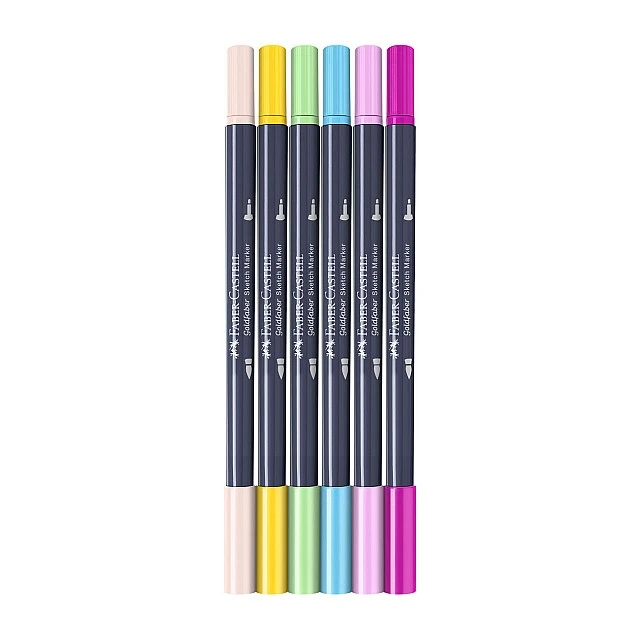 Faber-Castell Goldfaber Sketch marker Kawaii, 6 pieces