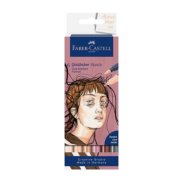 Faber-Castell Goldfaber Sketch marker Portrait, 6 pieces