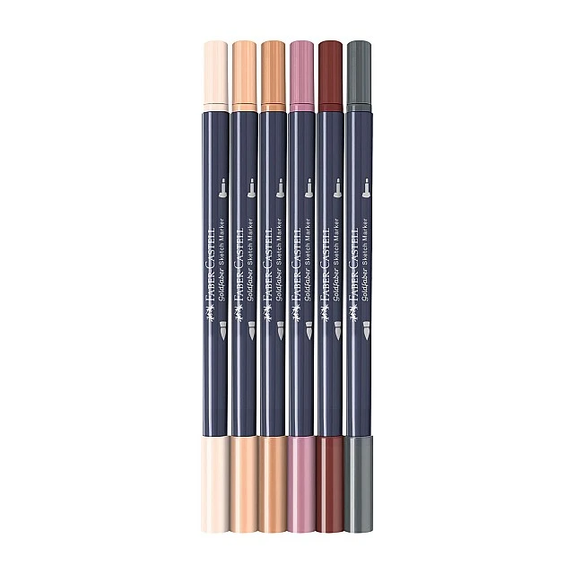 Faber-Castell Goldfaber Sketch marker Portrait, 6 pieces