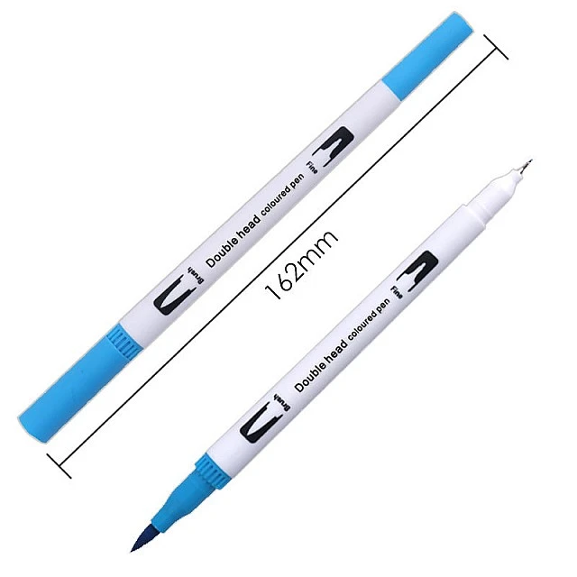 Foska Brush Pen, 100 colors