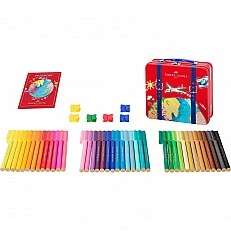 Faber-Castell Connector fibre-tip pens, 40 colours in case