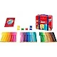 Faber-Castell Connector fibre-tip pens, 40 colours in case
