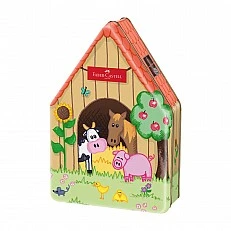 Faber-Castell Connector fibre-tip pens Farm set, 18 colours