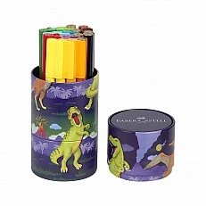 Faber-Castell Connector fibre-tip pens Dinosaur set, 20 colours