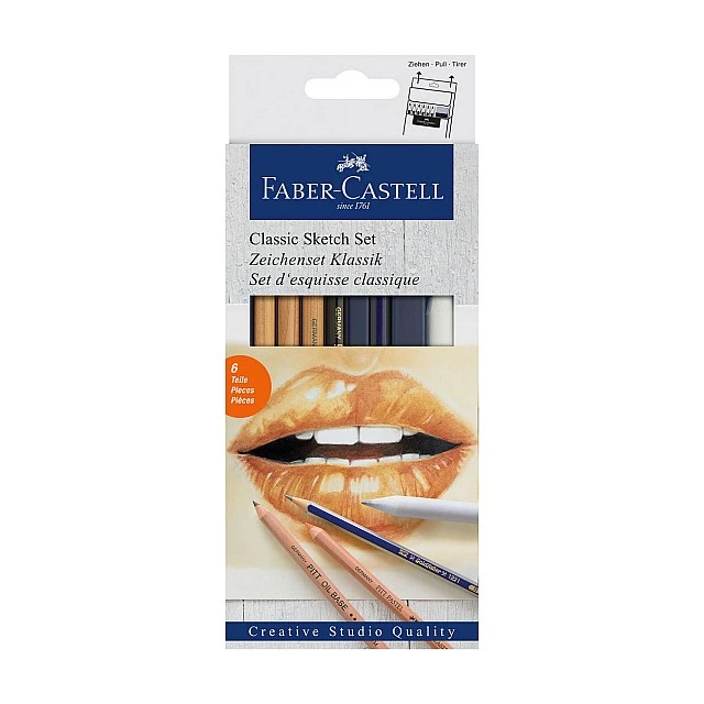 Faber-Castell Sketch set with pencils, 6 pieces
