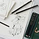 Faber-Castell Pitt Graphite Matt pencils, graphite, 6 pieces in metal tin