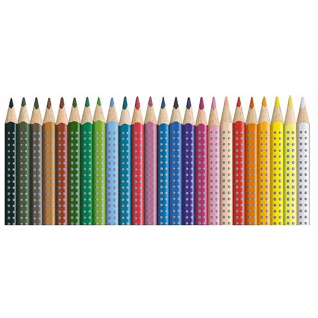 Faber-Castell Grip 2001 watercolour pencils, 24 colours