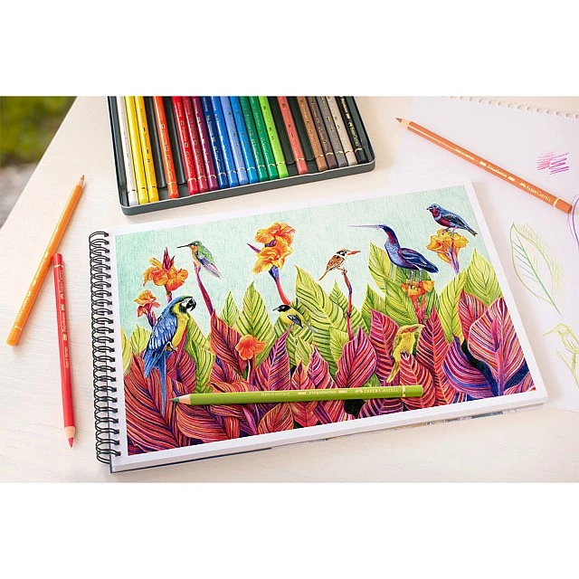 Faber-Castell Polychromos colored pencils, 24 colors