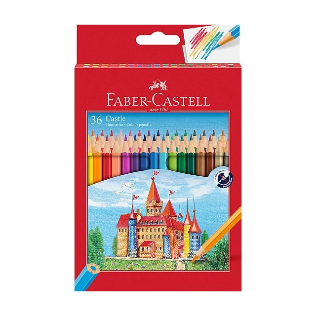 Faber-Castell Castle coloured pencils, 36 colours