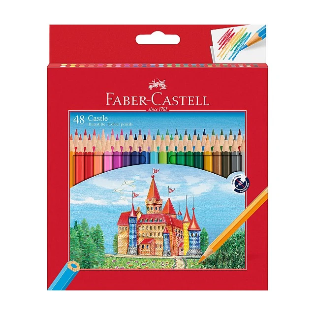 Faber-Castell Castle coloured pencils, 48 colours