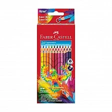 Faber-Castell Triangular coloured pencils, 24 colours
