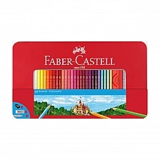 Faber-Castell Pencils, 60 colors, in a metal box