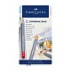 Faber-Castell Goldfaber Aqua watercolour pencils, 12 colours, metal tin