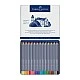 Faber-Castell Акварелни моливи Goldfaber Aqua, 24 цвята, в метална кутия