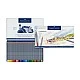 Faber-Castell Watercolor pencils Goldfaber Aqua, 36 colors, in a metal box