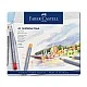 Faber-Castell Watercolor pencils Goldfaber Aqua, 48 colors, in a metal box