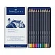 Faber-Castell Цветни моливи Goldfaber, 12 цвята, в метална кутия