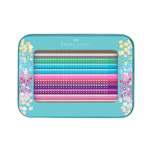 Faber-Castell Цветни моливи Sparkle, 20 цвята, с острилка