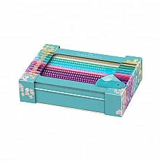 Faber-Castell Цветни моливи Sparkle, 20 цвята, с острилка