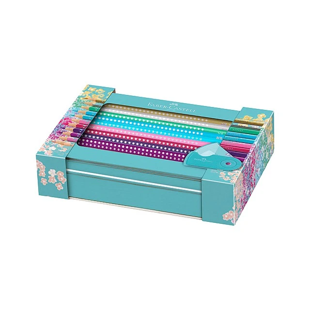 Faber-Castell Цветни моливи Sparkle, 20 цвята, с острилка