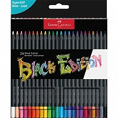 Faber-Castell Black Edition coloured pencils, 24 colours