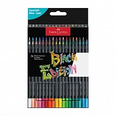 Faber-Castell Colored pencils Black Edition, 36 colors