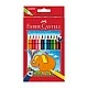 Faber-Castell Triangular Jumbo Pencils, 12 colors