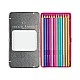 Faber-Castell Sparkle coloured pencils, 12 colours, pink metal tin
