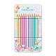 Faber-Castell Sparkle pencils, 12 pastel colours, metal tin