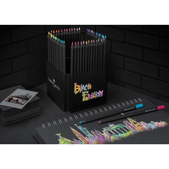 Faber-Castell Black Edition pencils, 50 colours