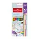Faber-Castell Grip 2001 coloured pencils, 10 standard and 3 glitter colours