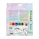 Faber-Castell Цветни моливи Grip 2001, 18 стандартни и 6 блестящи цвята