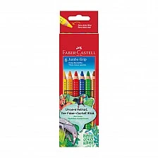 Faber-Castell Colored pencils Jumbo Grip, 6 colors