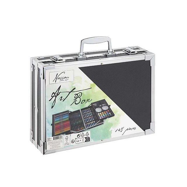 Nassau Painting set, in a metal case, 145 pieces