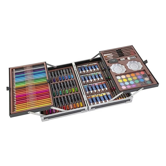 Nassau Painting set, in a metal case, 145 pieces